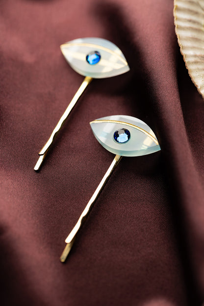 Nessa Eye Hair Pin Set