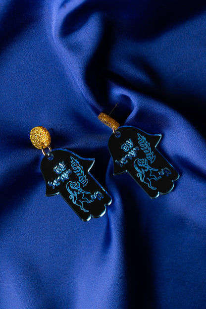 Hadasah Hamsa Earrings