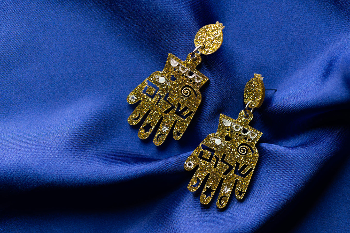 Shalom Hamsa Earrings