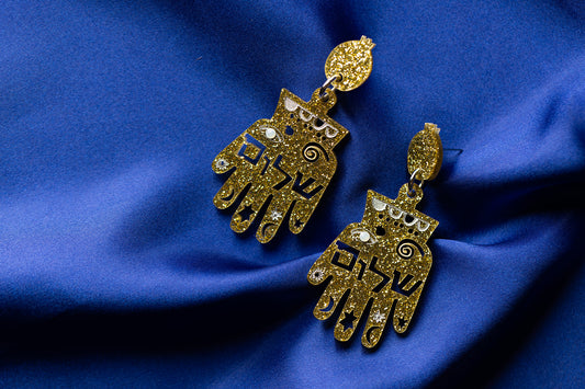 Shalom Hamsa Earrings