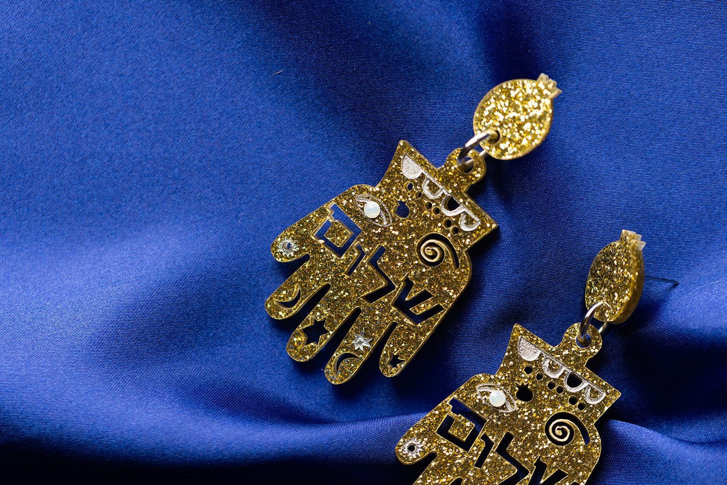 Shalom Hamsa Earrings