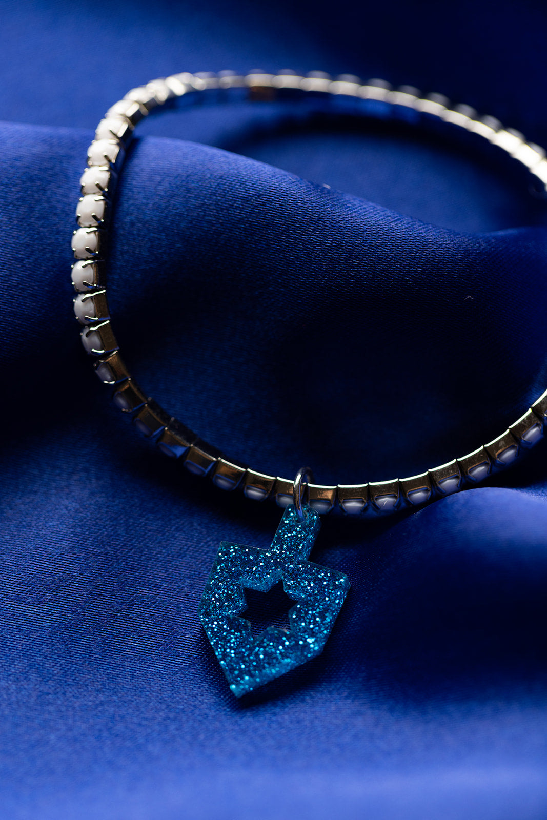 Romi Dreidel Rhinestone Bracelets