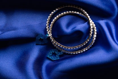 Romi Dreidel Rhinestone Bracelets