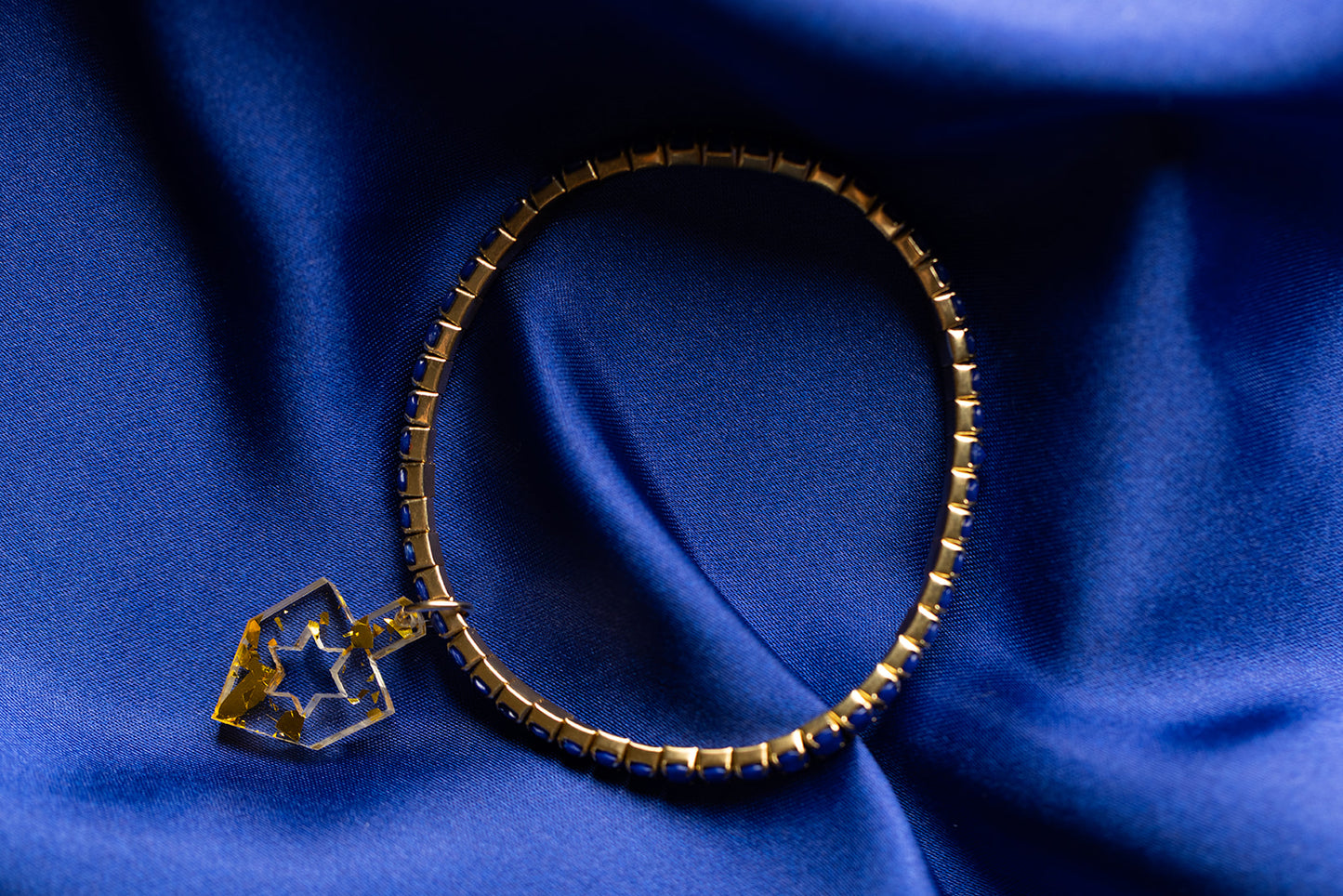Romi Dreidel Rhinestone Bracelets