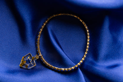 Romi Dreidel Rhinestone Bracelets