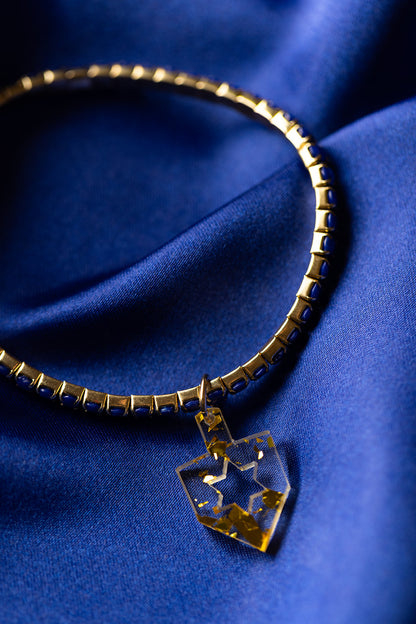 Romi Dreidel Rhinestone Bracelets