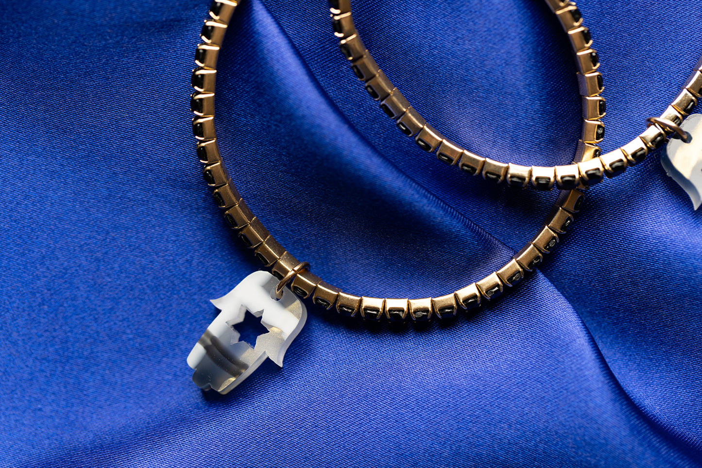 Romi Hamsa Rhinestone Bracelets