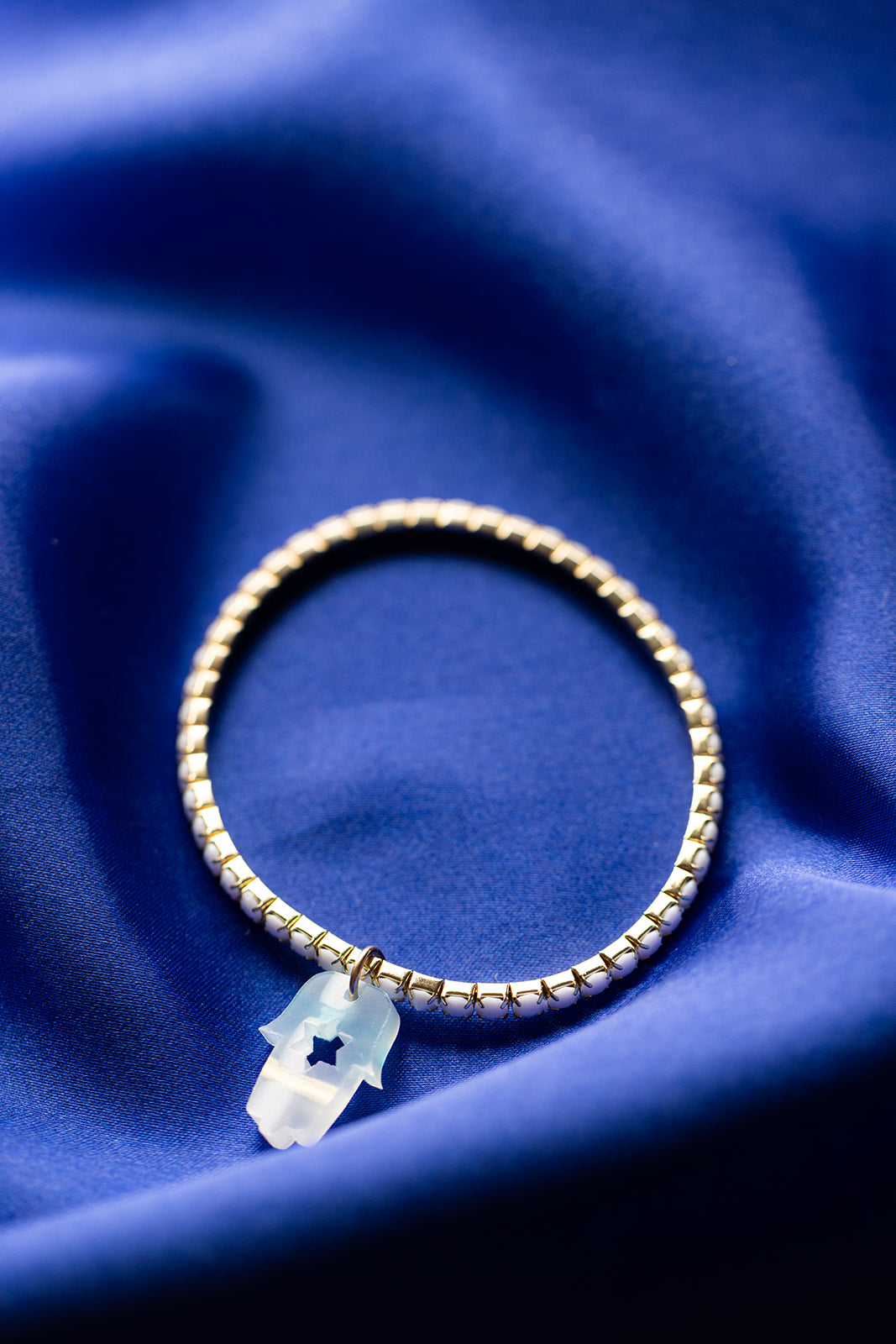 Romi Hamsa Rhinestone Bracelets