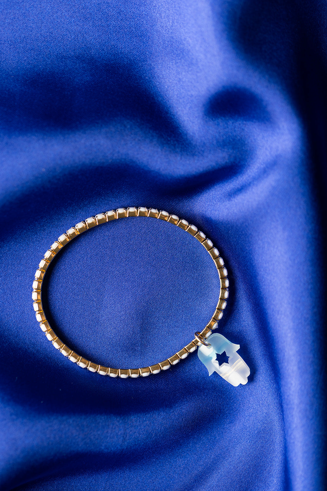 Romi Hamsa Rhinestone Bracelets