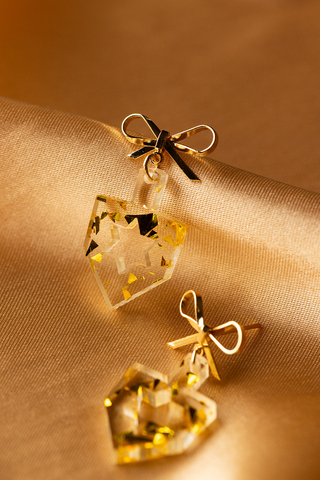 Dreidel Bow Mini Dangles