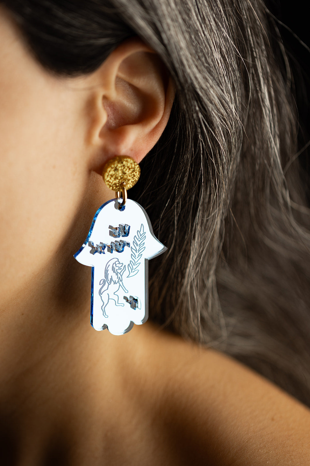 Hadasah Hamsa Earrings