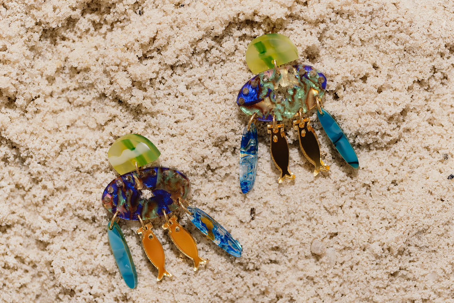 Splitting of the Sea Earrings