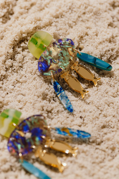 Splitting of the Sea Earrings