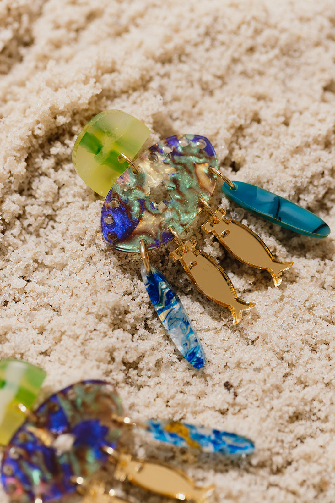 Splitting of the Sea Earrings