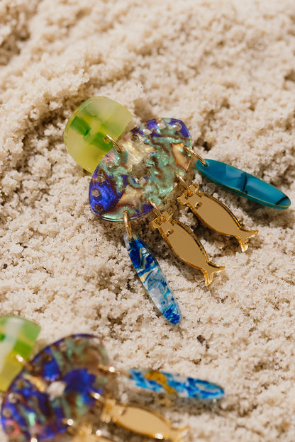 Splitting of the Sea Earrings