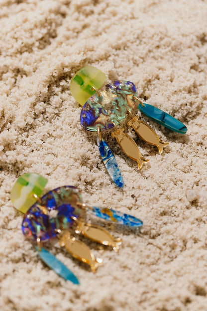 Splitting of the Sea Earrings