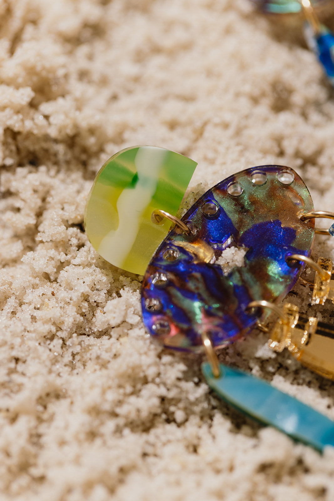 Splitting of the Sea Earrings