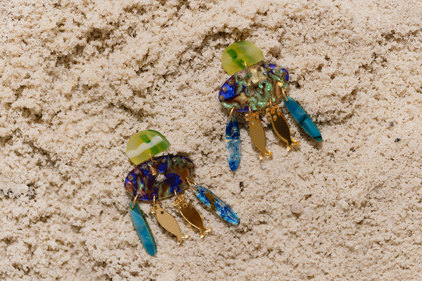 Splitting of the Sea Earrings
