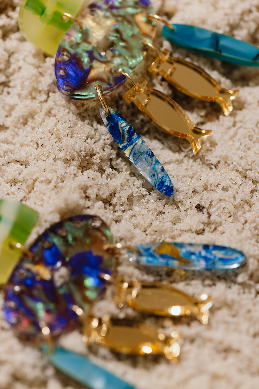 Splitting of the Sea Earrings