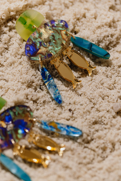 Splitting of the Sea Earrings