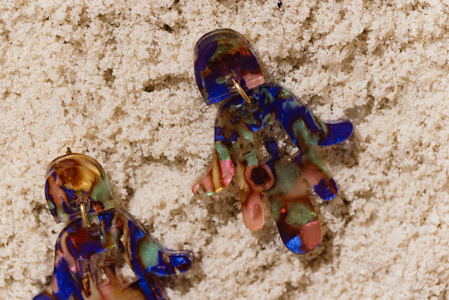 Maayan Hamsa Chai Earrings