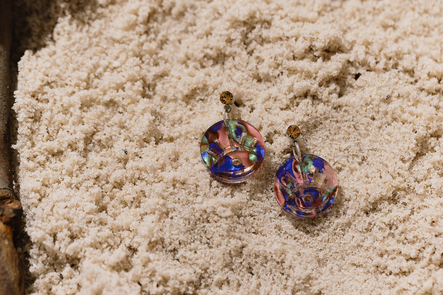 Ayin Hara Dangles - Sea Glass