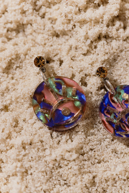 Ayin Hara Dangles - Sea Glass