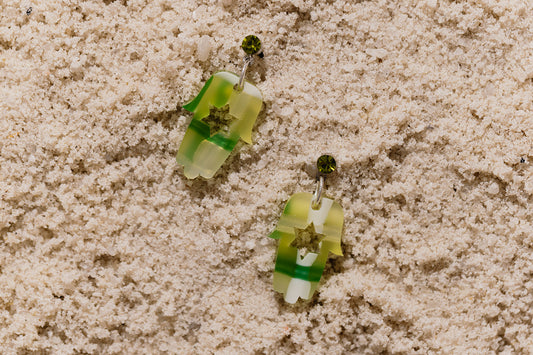 Hamsa Mini Dangles - Limonana