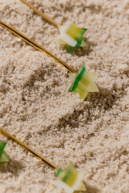 Jewish Star Hair Pin Set