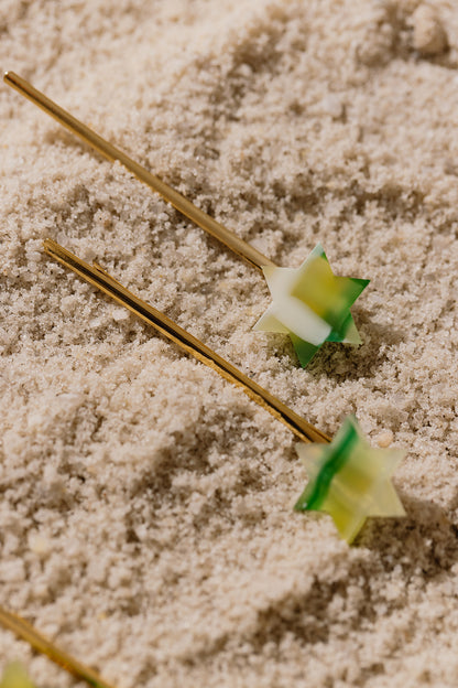 Jewish Star Hair Pin Set