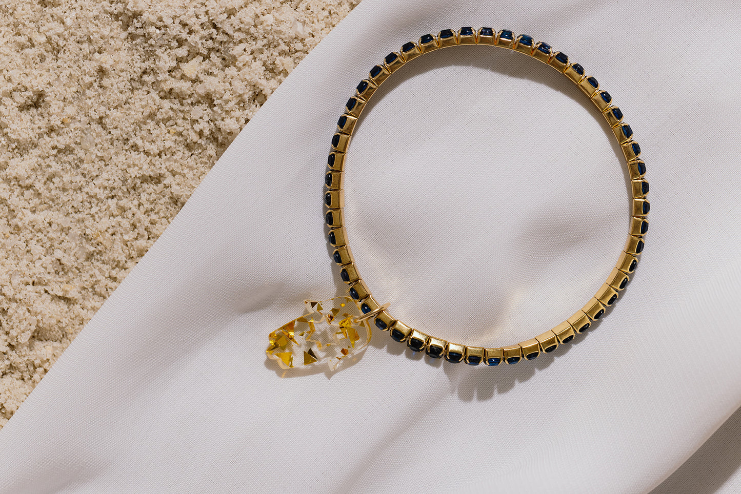 Romi Hamsa Rhinestone Bracelets