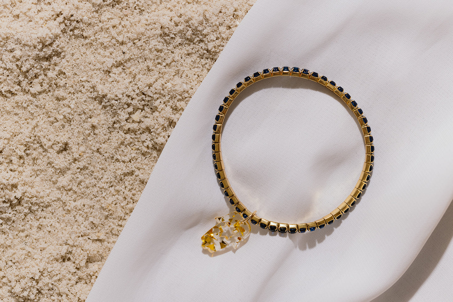 Romi Hamsa Rhinestone Bracelets