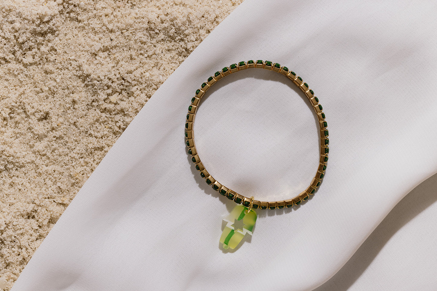 Romi Hamsa Rhinestone Bracelets