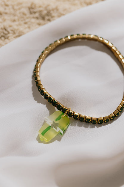 Romi Hamsa Rhinestone Bracelets