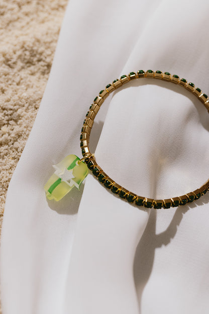 Romi Hamsa Rhinestone Bracelets