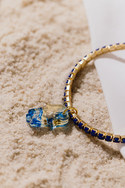 Romi Hamsa Rhinestone Bracelets