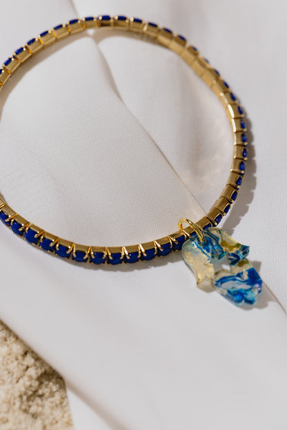 Romi Hamsa Rhinestone Bracelets