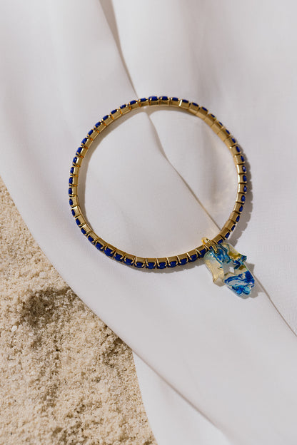 Romi Hamsa Rhinestone Bracelets