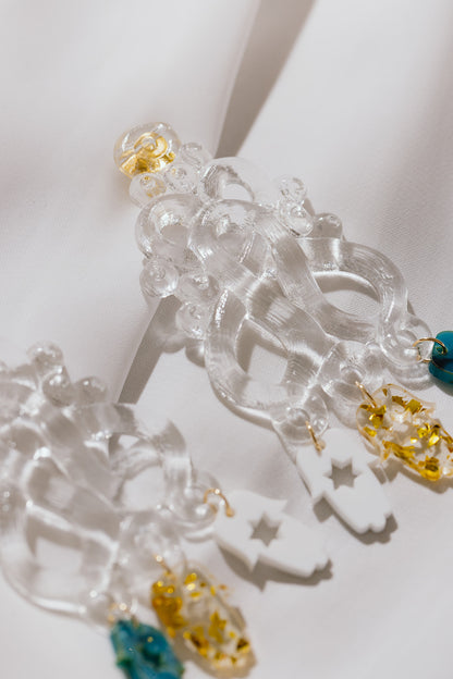 Jewish Sea Queen Earrings