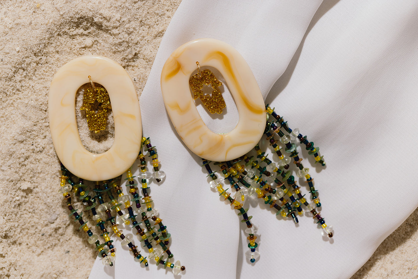 Midbar Fringe Earrings