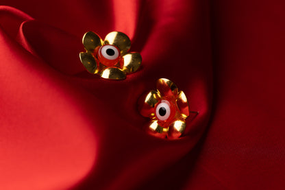 Anemones Floral Stud Earrings - 100% goes to California Wildfire Relief