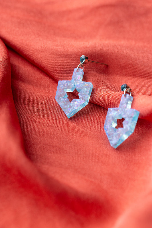 Driedel Mini Dangles Opal Blue Glitter