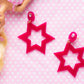 Ester Magen Earrings - Magenta