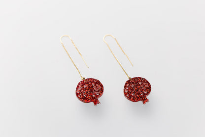 Pomegranate Threaders Red Glitter