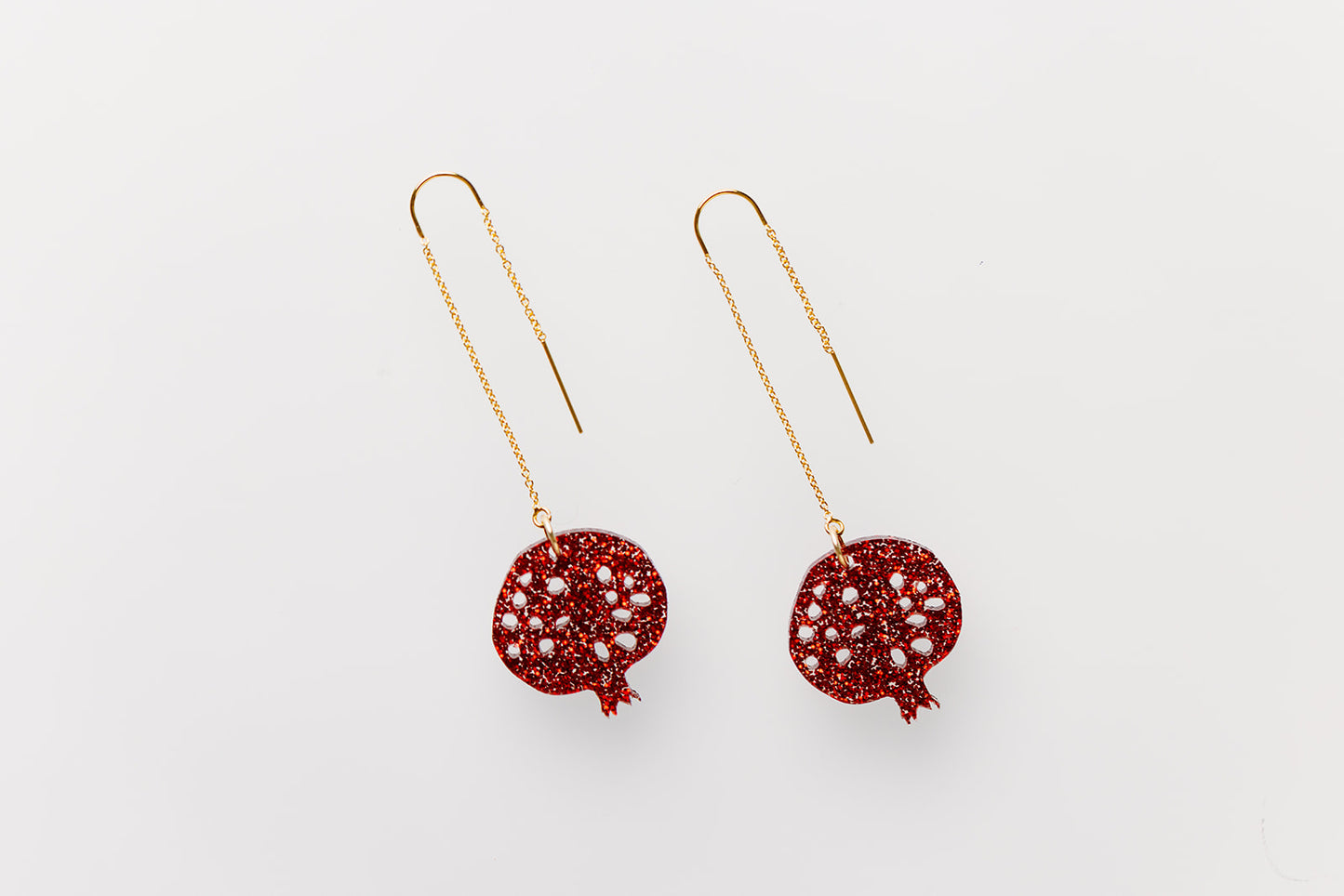 Pomegranate Threaders Red Glitter