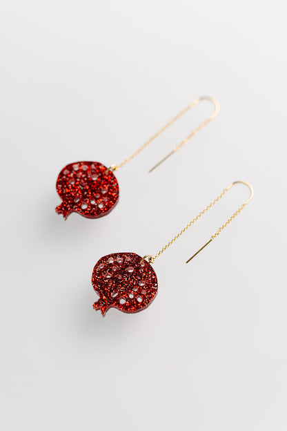 Pomegranate Threaders Red Glitter