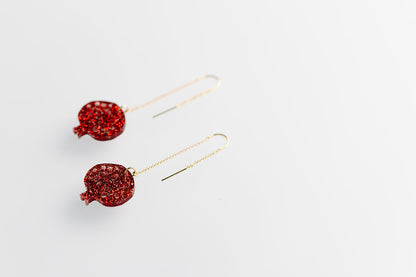 Pomegranate Threaders Red Glitter