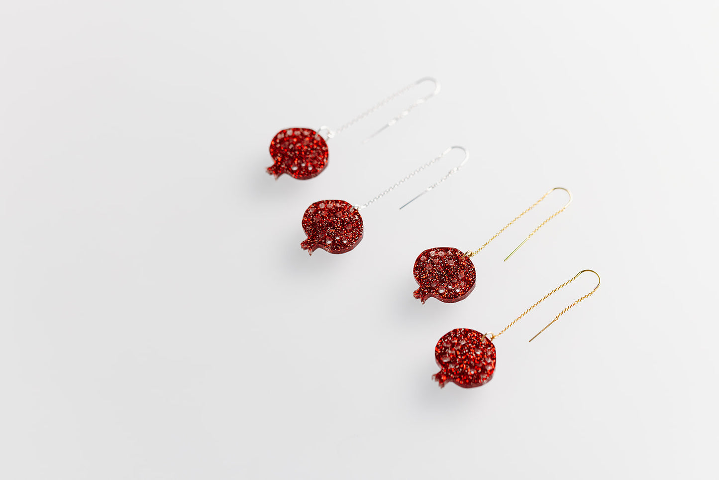 Pomegranate Threaders Red Glitter