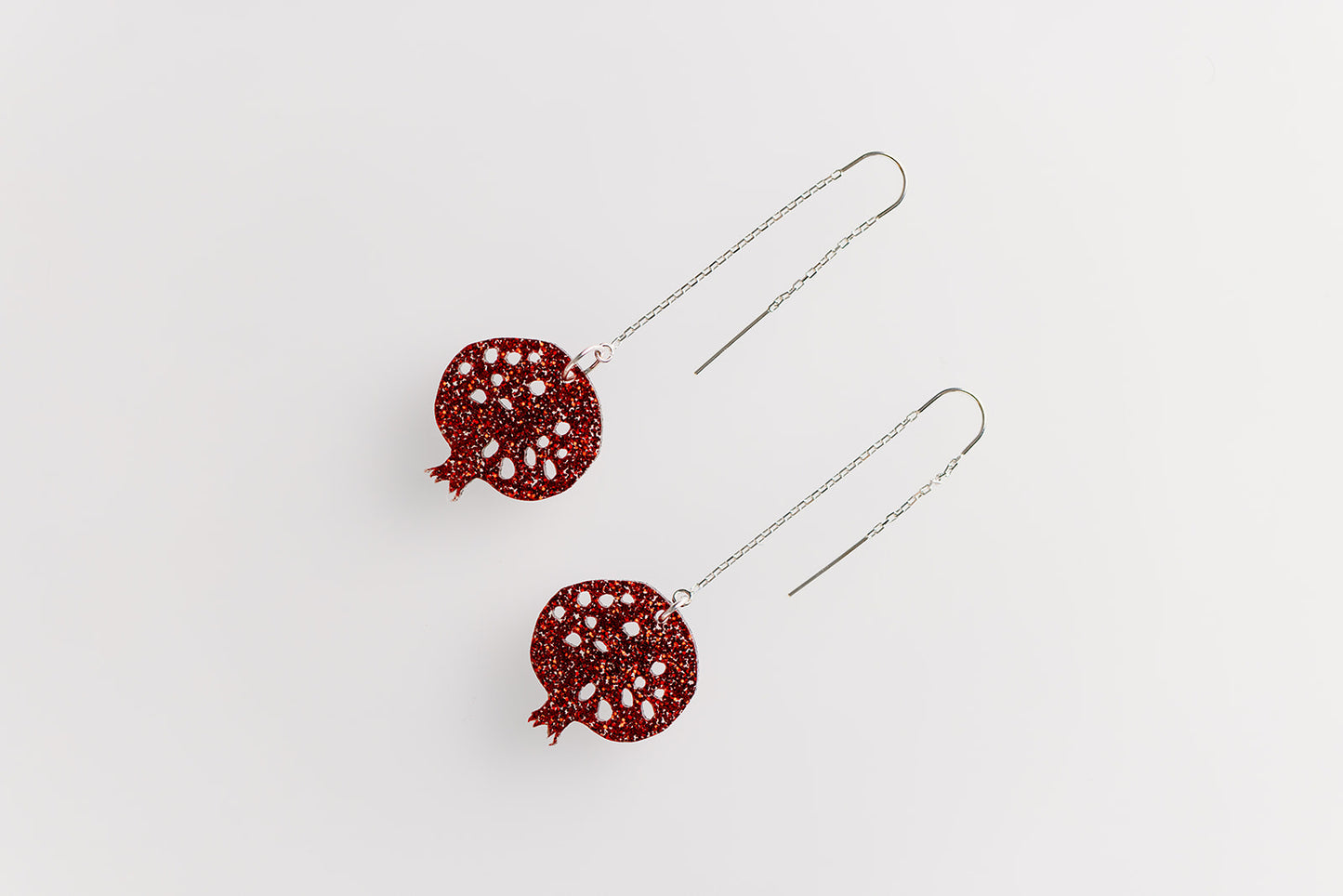 Pomegranate Threaders Red Glitter