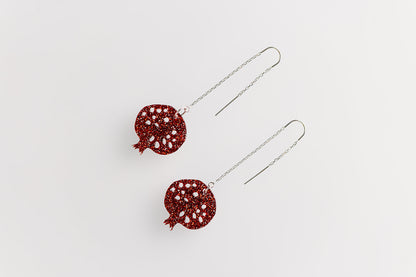 Pomegranate Threaders Red Glitter
